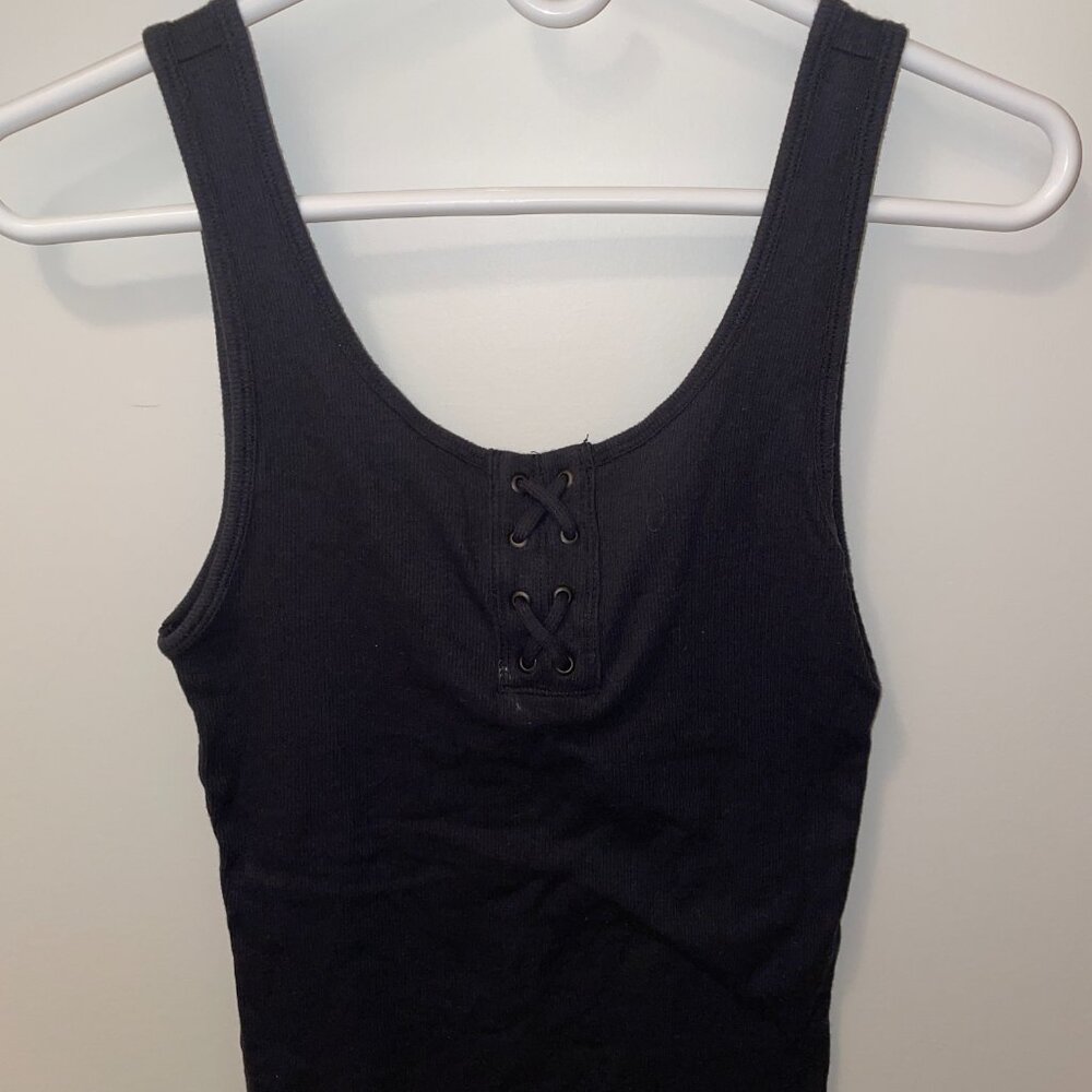 Hollister Black Scoop Neck Tank Top Small